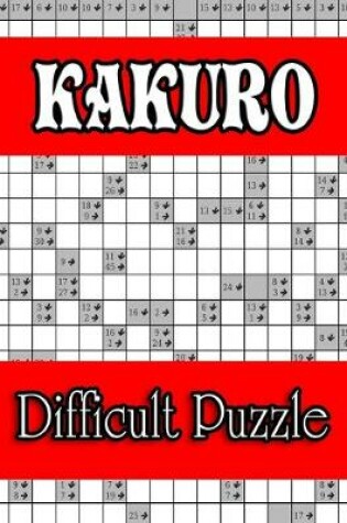 Cover of Kakuro Difficult Puzzle