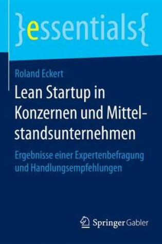 Cover of Lean Startup in Konzernen und Mittelstandsunternehmen