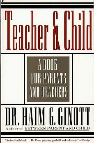 Cover of Teacher and Child