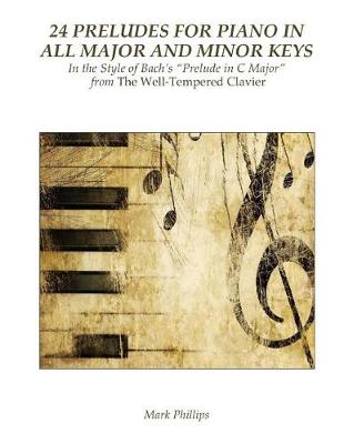 Book cover for 24 Preludes for Piano in All Major and Minor Keys