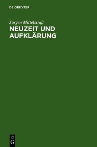 Cover of Neuzeit Und Aufklarung