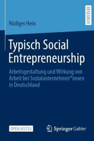 Cover of Typisch Social Entrepreneurship