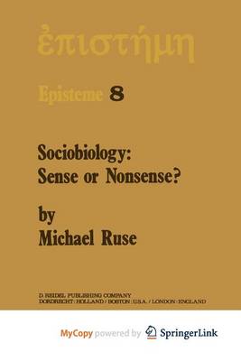 Book cover for Sociobiology