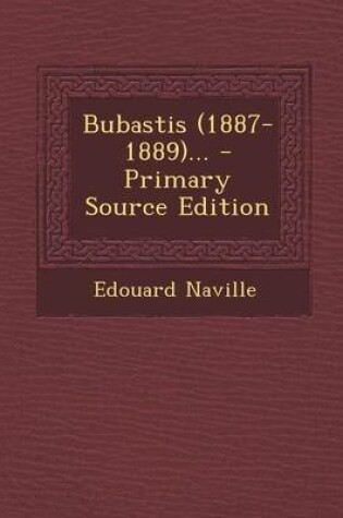 Cover of Bubastis (1887-1889)...