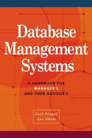 Cover of Database Management Systems
