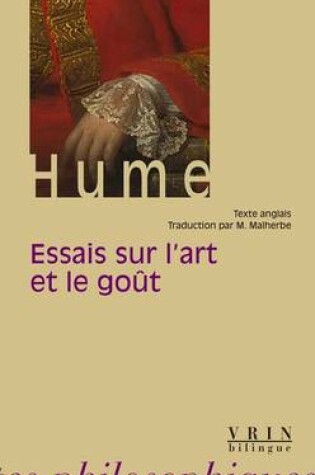 Cover of David Hume: Essais Sur l'Art Et Le Gout