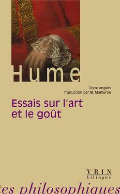 Book cover for David Hume: Essais Sur l'Art Et Le Gout