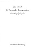 Book cover for Die Vernunft Des Gottesgedankens