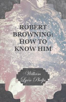 Book cover for Robert Browning