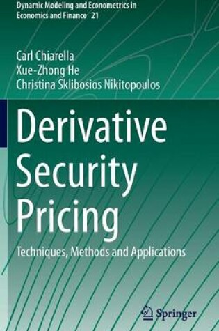 Cover of Derivative Security Pricing