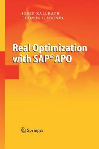 Cover of Real Optimization with SAP (R) APO