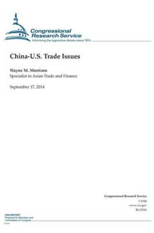 Cover of China-U.S. Trade Issues