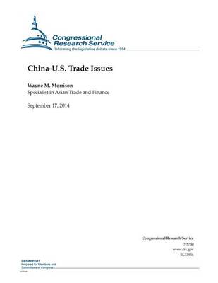 Book cover for China-U.S. Trade Issues