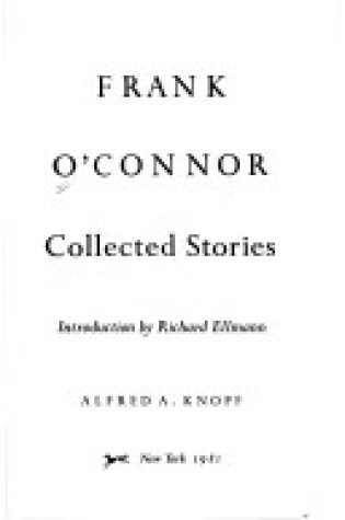 Cover of Collected Stories Frank O'Connor #
