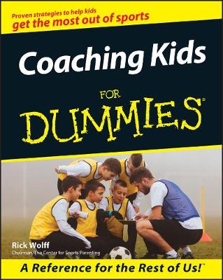 Book cover for Coaching Kids For Dummies