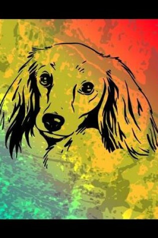 Cover of Dachshund Color Burst Notebook