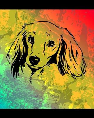 Book cover for Dachshund Color Burst Notebook