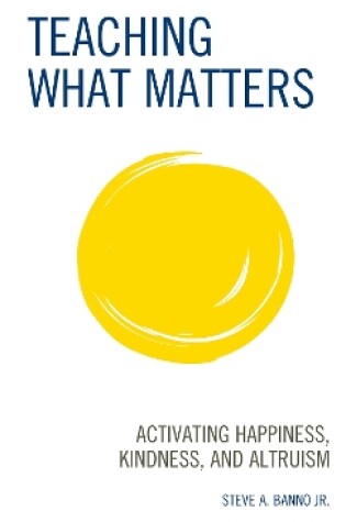 Cover of Teaching What Matters