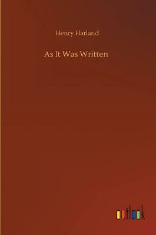 Cover of As It Was Written