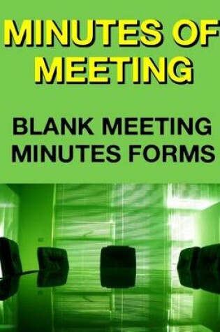 Cover of Minutes of Meeting