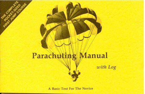 Book cover for Parachuting Manual with Log for Round Canopies