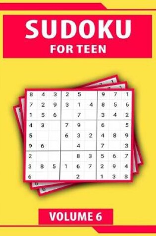 Cover of Sudoku For Teen Volume 6