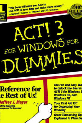 Cover of Act for Windows For Dummies