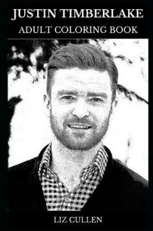 Cover of Justin Timberlake Adult Coloring Book
