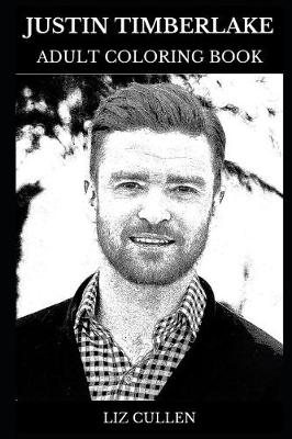 Cover of Justin Timberlake Adult Coloring Book