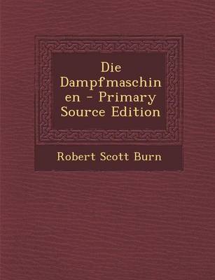 Book cover for Die Dampfmaschinen