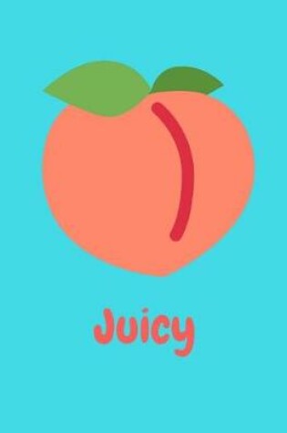 Cover of Juicy Peach Notebook Journal Aqua 150 College Ruled Pages 8.5 X 11