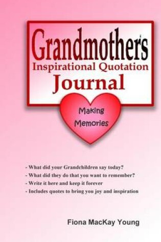 Cover of Grandmother's Inspirational Quotation Journal