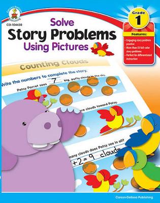 Book cover for Solve Story Problems Using Pictures, Grade 1