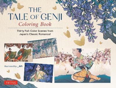 Book cover for The Tale of Genji Coloring Book