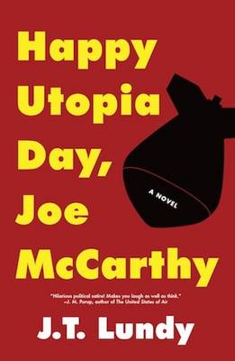 Book cover for Happy Utopia Day, Joe McCarthy