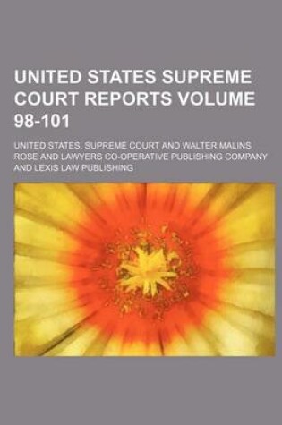 Cover of United States Supreme Court Reports Volume 98-101