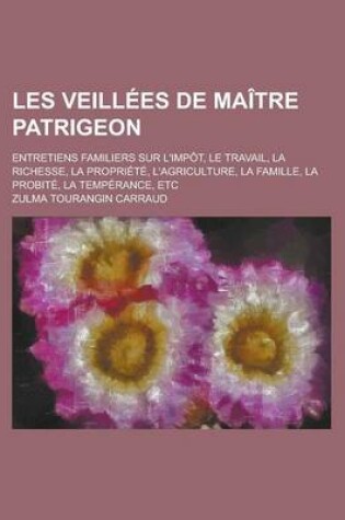 Cover of Les Veillees de Maitre Patrigeon; Entretiens Familiers Sur L'Impot, Le Travail, La Richesse, La Propriete, L'Agriculture, La Famille, La Probite, La T