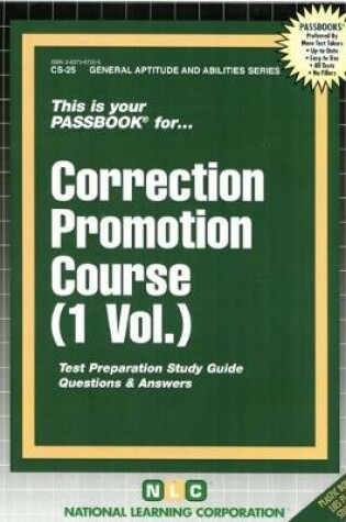 Cover of CORRECTION PROMOTION COURSE (ONE VOLUME)