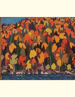 Book cover for Autumn Foliage, Tom Thomson. Blank Journal