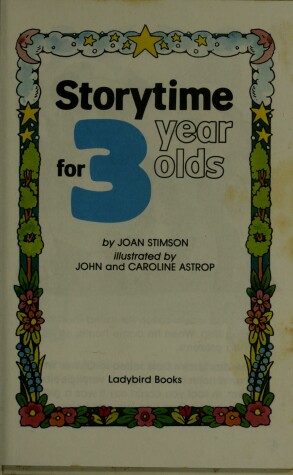 Book cover for Storytime for 3 Year Olds