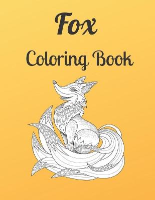 Book cover for Fox Coloring Book