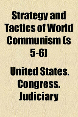 Cover of Strategy and Tactics of World Communism (S 5-6)