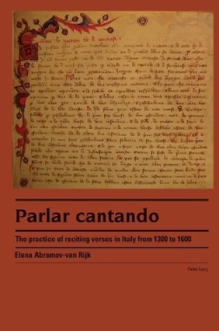 Cover of Parlar cantando
