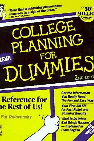 Cover of College Planning for Dummies, 2nd Edition