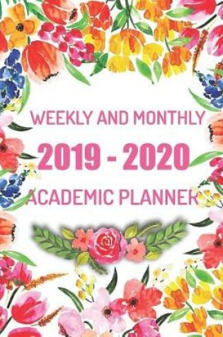 Cover of 2019-2020 Academic Planner Weekly and Monthly