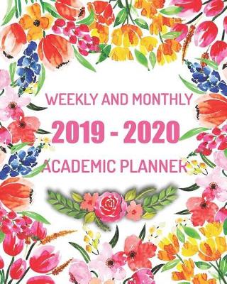 Cover of 2019-2020 Academic Planner Weekly and Monthly