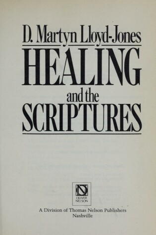 Cover of Healing and the Scriptures