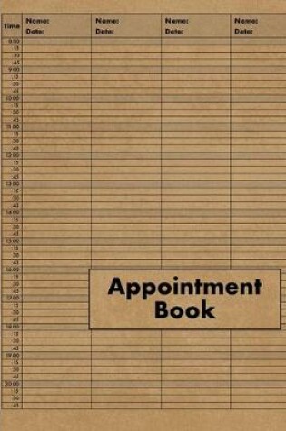 Cover of 4 Column Appointment Book