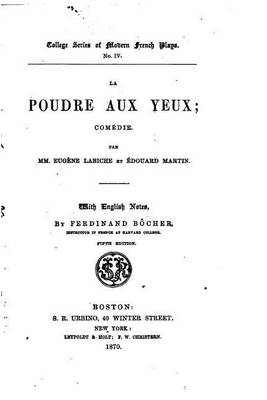Book cover for La poudre aux yeux, comédie