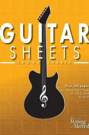 Cover of Guitar Sheets Chord Chart Paper